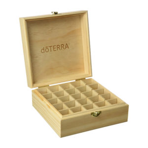 DoTERRA Logo Engraved Wooden Box