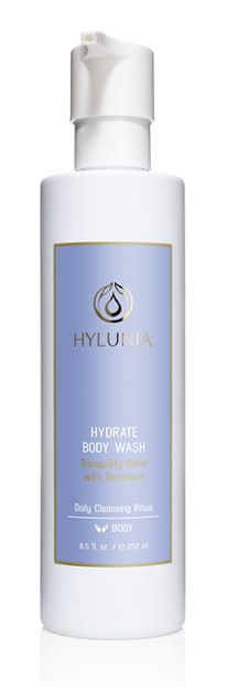 hydrate body wash tranquility blend with geranium